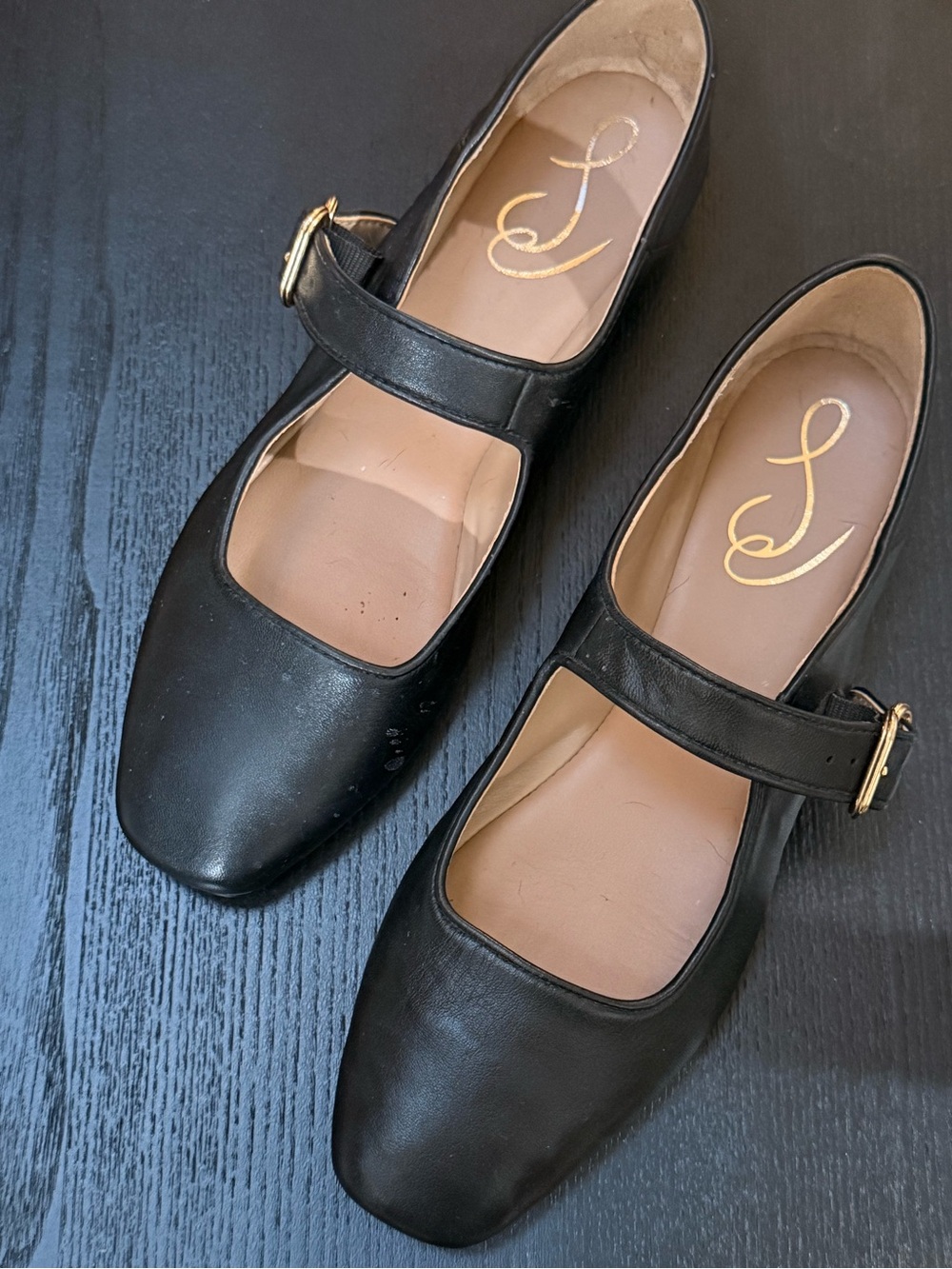 Sam Edelman Michaela Mary Jane Flat Black